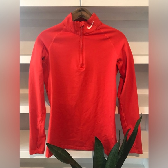 🔥Nike | Women’s Pro Combat Dri-fit fitted top, mock neck, thumb holes, size M - Picture 7 of 12